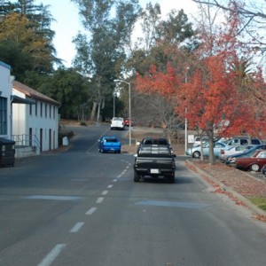 on the road in napa