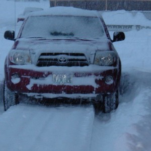 Tacoma in snow