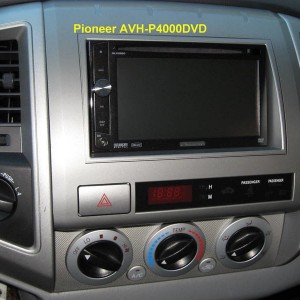 Pioneer AVH-P4000DVD w/Scosche Dash Kit