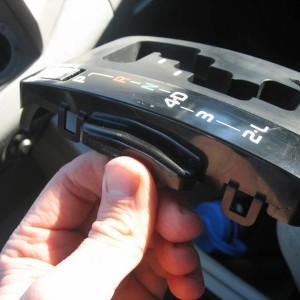 View of upper position indicator housing