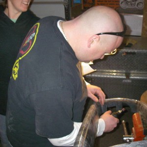 dremeling the grill shroud