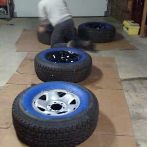Painting the steelies