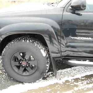 side view with new wheels/tires.