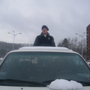 Taco with snow