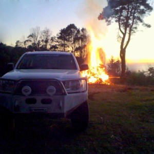 My Tacoma at the end of a hard days work