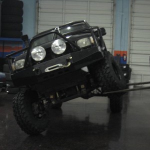 Checking clearance for the 35" tires
