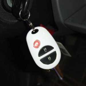 Remote-Wrapped in White vinyl