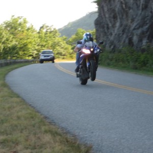 MY BIKE PLAYIN ON THE BLUE RIDGE PARKWAY