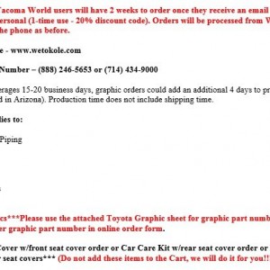 Wet Okole Information