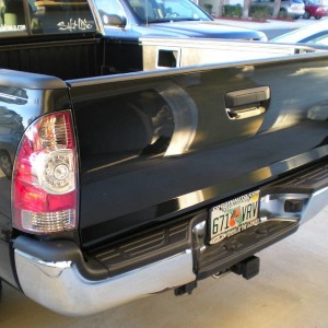 Debadged and blacked out