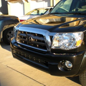 Debadged and blacked out