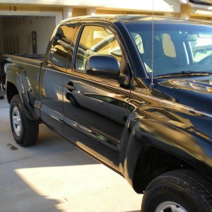 Debadged and blacked out