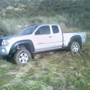 tacoma stuck in mud