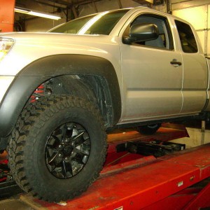 toytec coils and 33'' firestone m/t's