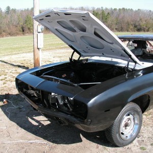 my 69 camaro project, testing new metal