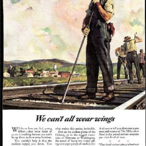 1944 railroad ad