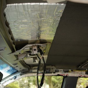 Headliner sound insulation