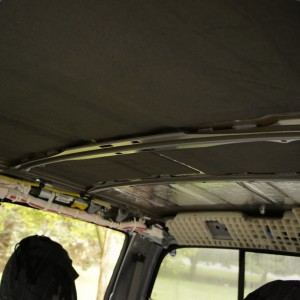 Headliner sound insulation