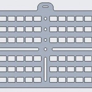 FRONT OF BED MOLLE RACK