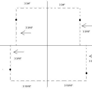 speaker baffle blueprint