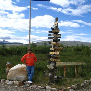 Earthsong Lodge backside of Denali