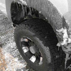 SNOW LATE IN THE WINTER