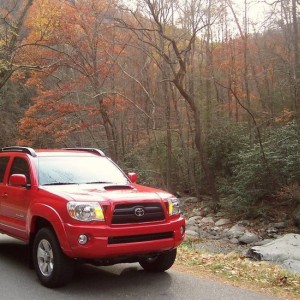 Big Red on vacation in Gatlinburg!