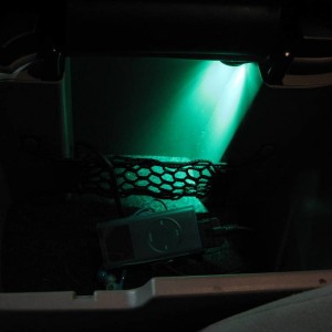 Center console light and iPod