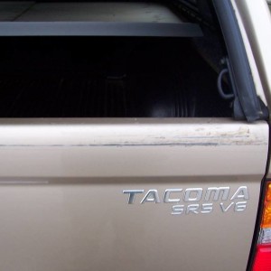 cap wear on tailgate