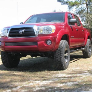 Front view of the 3" lift