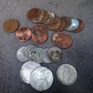 Spare change I found during cleaning