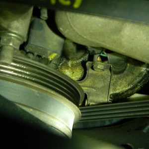 Leak At Front Of Engine, 4-7-18