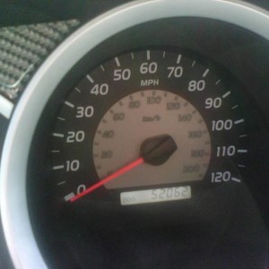 My truck's mileage as of March 24, 2009