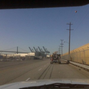 Playing follow the leader - Port of Los Angeles (and getting paid for it)