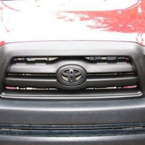 Blacked out grill