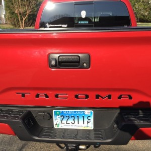 Tacoma Letter Inlay