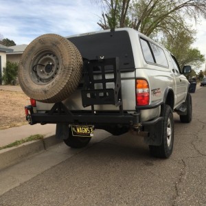 Traded the all pro tube bumper for a swing out! Now just need to clean the tire :laugh: