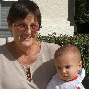 Mom with Great Grandbaby Caleb