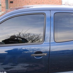 close up of the tint