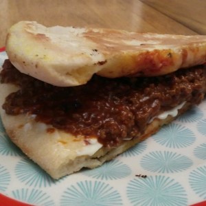 Pizza grilled cheese sloppy joes
