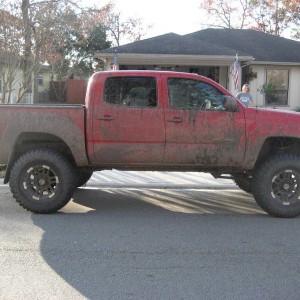 Muddy truck