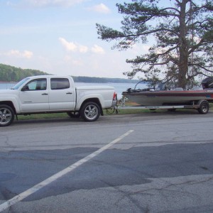 My truck & boat @ Lake Lanier,GA