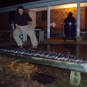 Ian aka "small fish mcgee" his start on the right