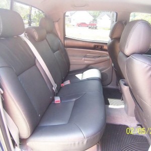 Rear leather