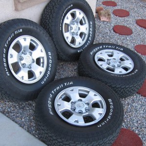 2008 Tacoma Aluminum Wheels & BFGs