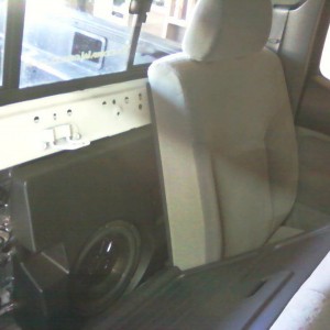 10" Sub behind my DC seats