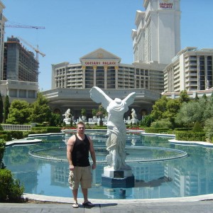 In front of Cesars Las Vegas