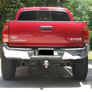 rear view of the truck