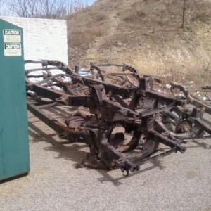 How about some 1st gen frames piled behind my dealership! They have a HUGE 
