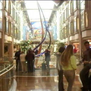 The inside of our cruise ship